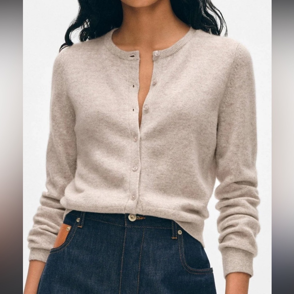 Reformation Clara Cashmere Cardigan Sweater